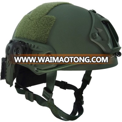 Olive Green  FAST Ballistic Helmet for Military Protection Level NIJ IIIA US Army Bullet Proof Helmet